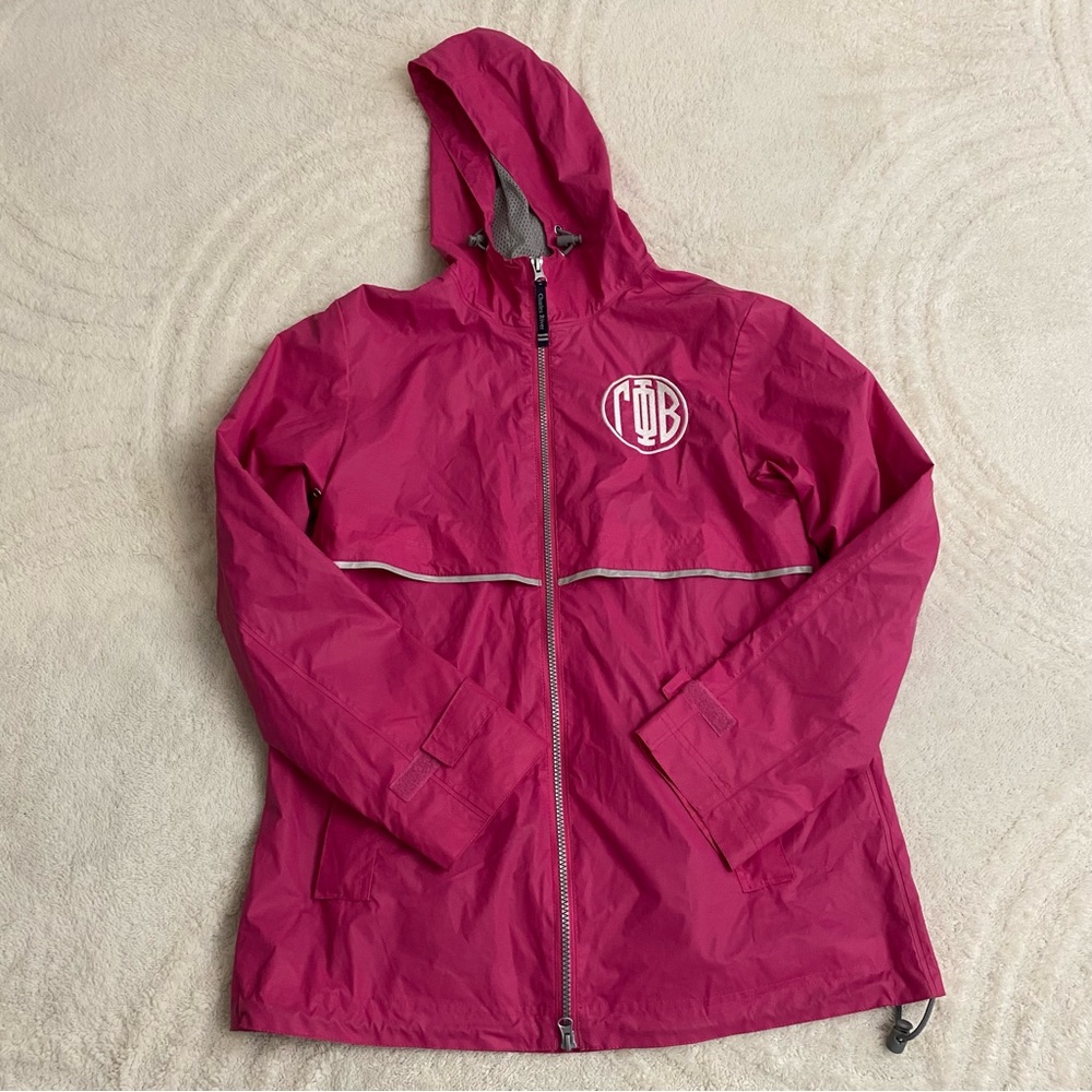 Gamma Phi Beta ΓΦβ Embroidered Rain Coat